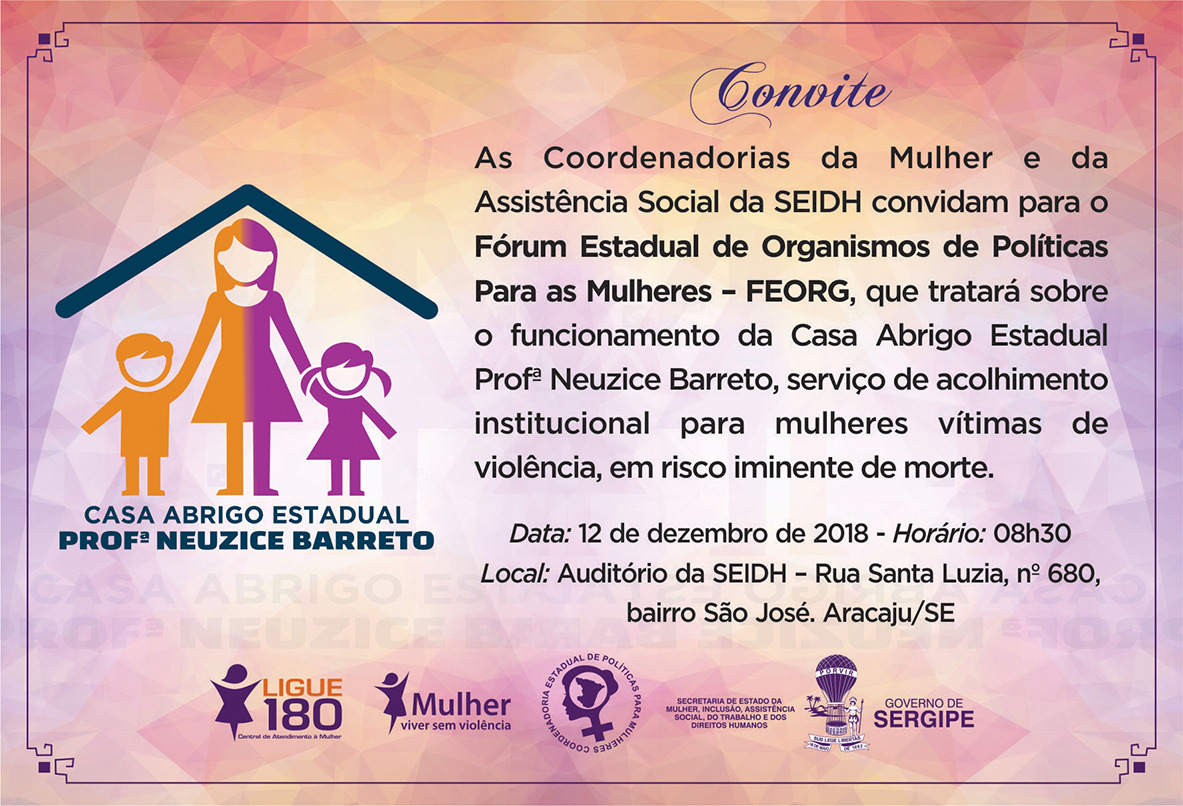Fórum de Organismos de Políticas para as Mulheres discute funcionamento da Casa Abrigo Estadual