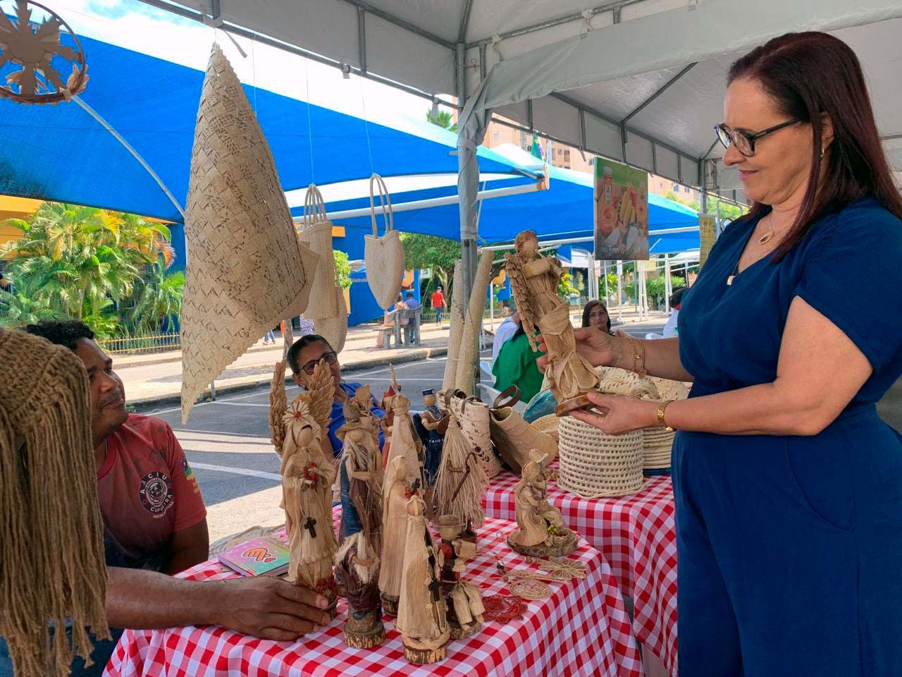 Feira da Agricultura Familiar Itinerante mobiliza servidores do Detran