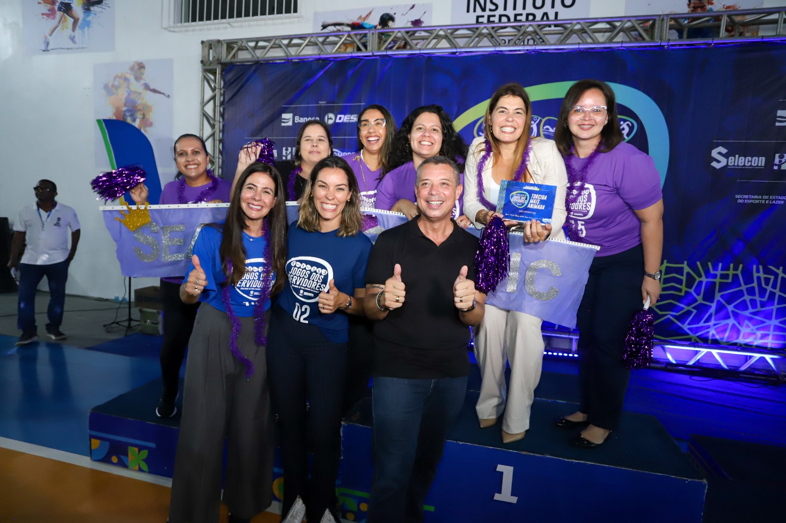 Seasic encerra participação nos Jogos dos Servidores como torcida mais engajada