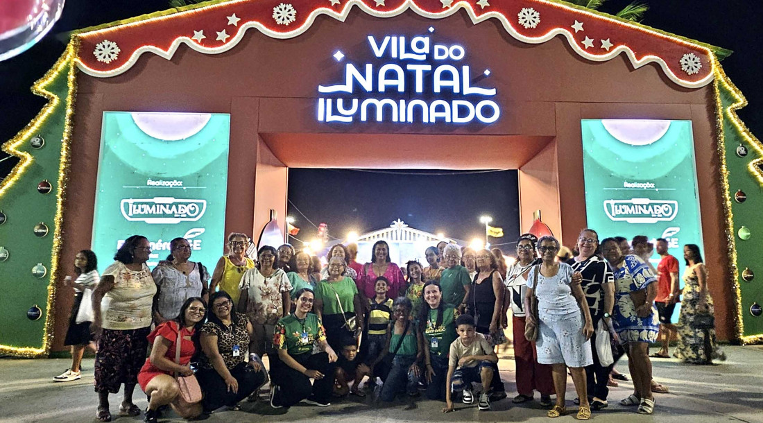 Secretaria da Assistência Social promove visita das comunidades dos espaços Cuidar à Vila do Natal Iluminado