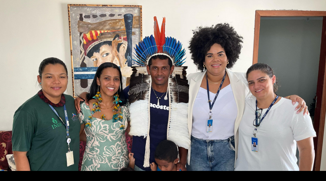 Secretaria de Assistência Social, Inclusão e Cidadania se reúne com liderança do povo Xokó