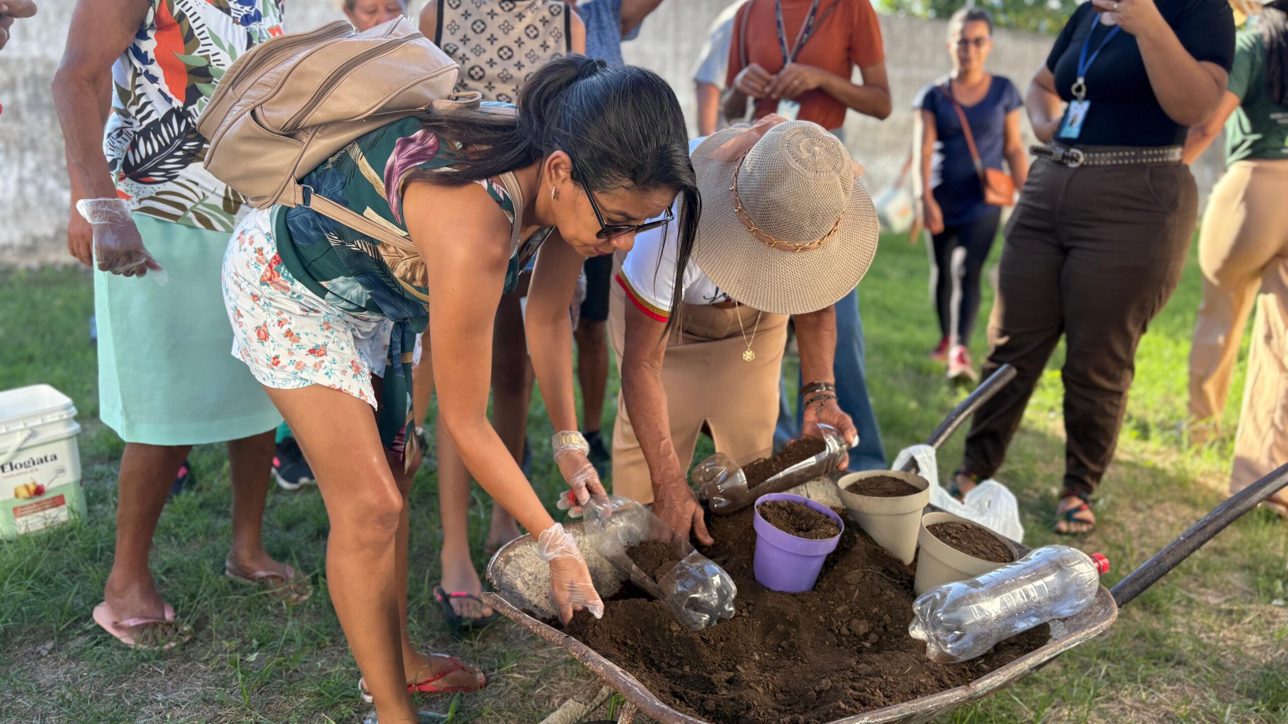 União entre espaços ‘Cuidar’ fortalece aprendizado sobre hortas urbanas