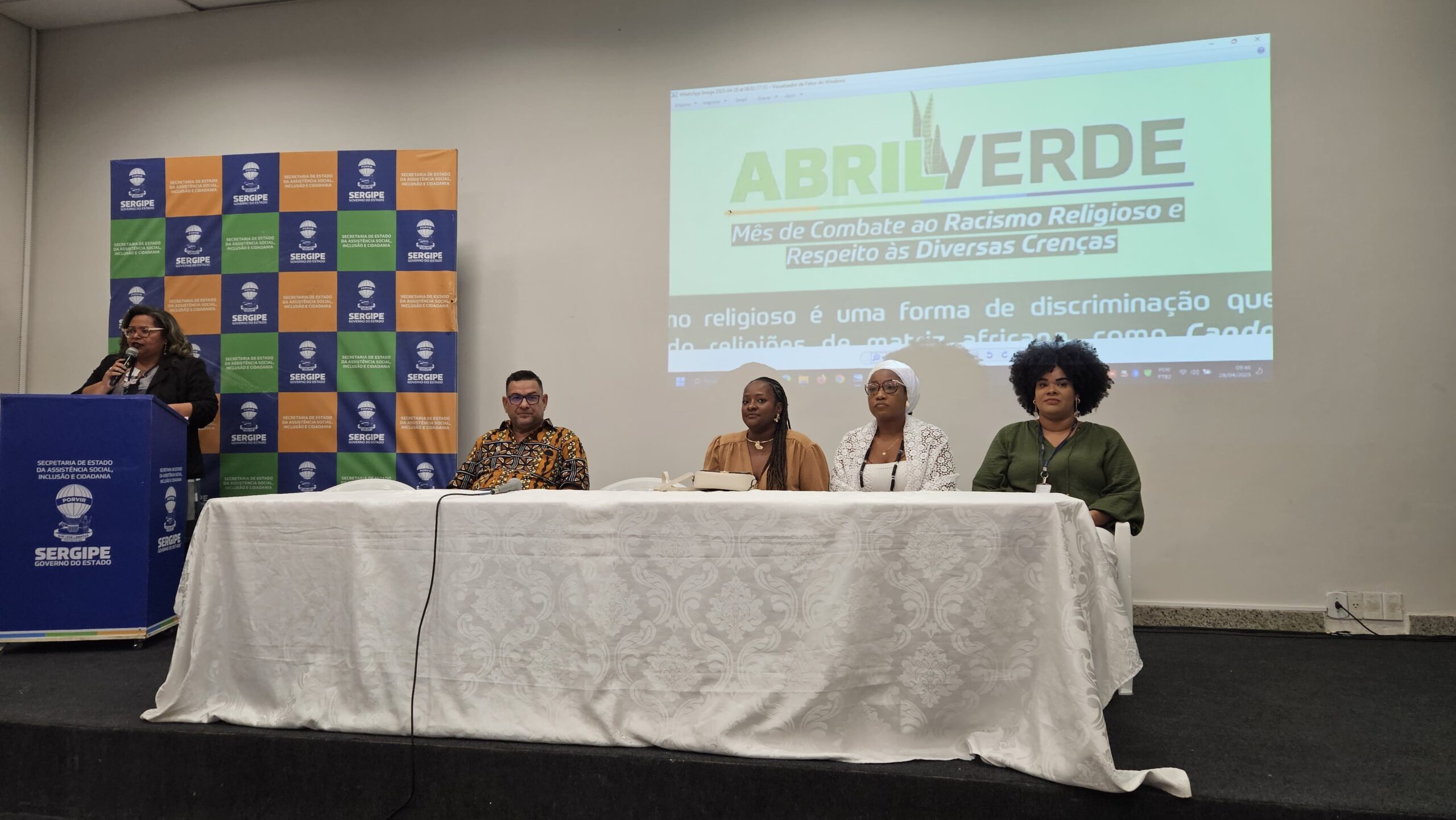 Seasic promove I Simpósio Sergipano de Combate ao Racismo Religioso e à Intolerância Religiosa