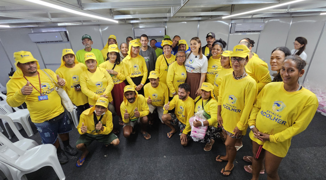 Primeira edição da Estação Acolher é marcada pelo acolhimento e valorização dos catadores de recicláveis