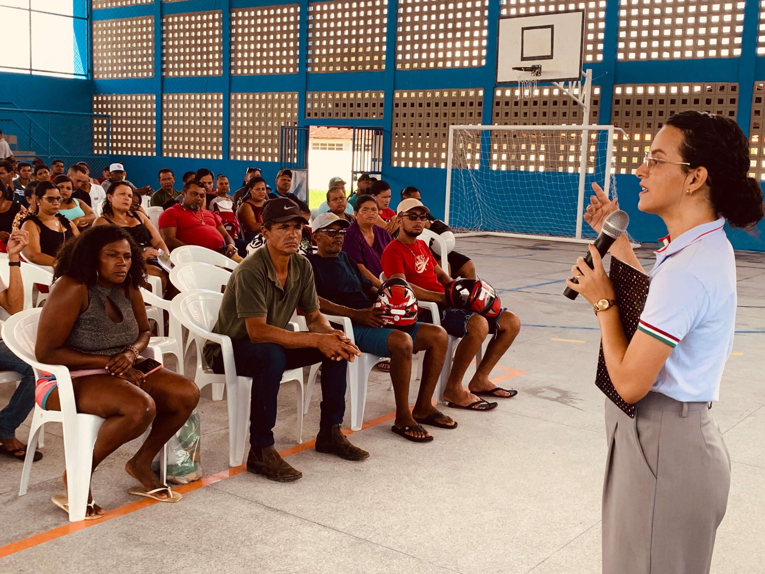 Seasic realiza palestra sobre alimentação saudável para beneficiários do Programa Mão Amiga em Areia Branca