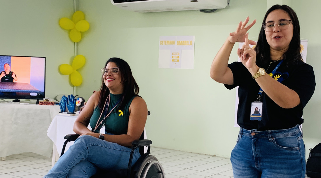 Seasic realiza roda de conversa com foco na saúde mental da pessoa com deficiência