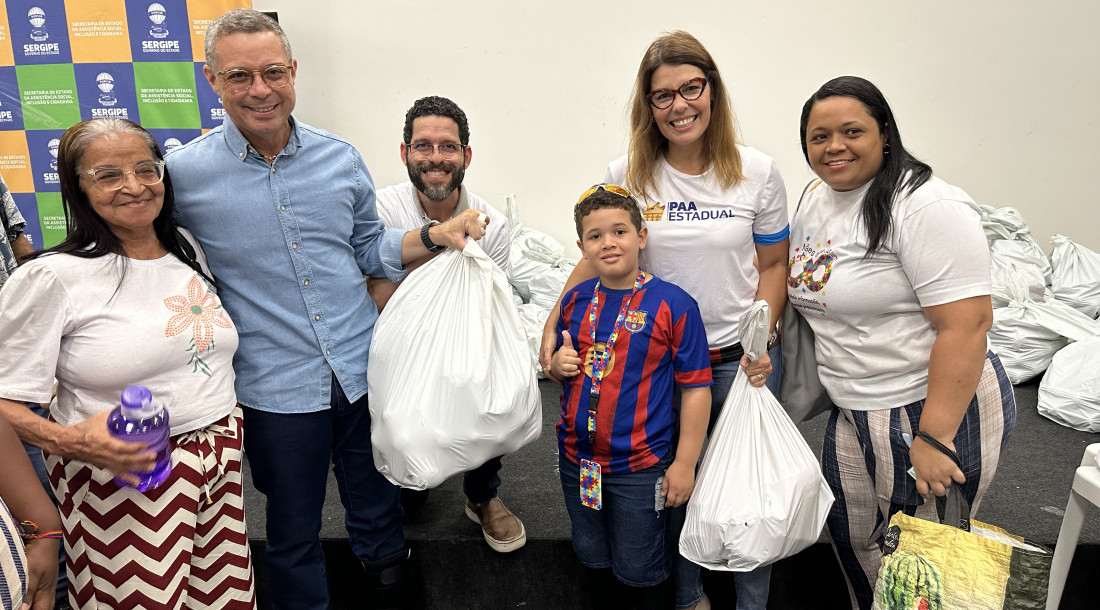 PEAA realiza primeira entrega de alimentos e fortalece segurança alimentar em Sergipe