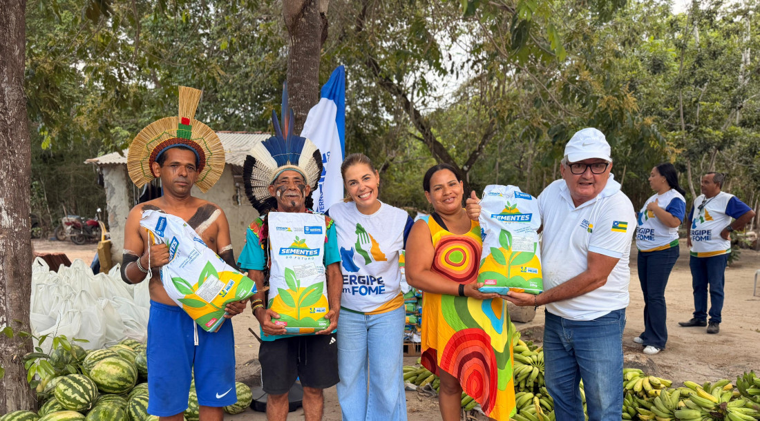 Programa Estadual de Aquisição de Alimentos entrega 5,5 toneladas a indígenas em Pacatuba